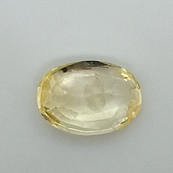 Yellow Sapphire (Pukhraj) 4.58 Ct Good Quality Yellow Sapphire (Pukhraj) 4.58 Ct Good Quality